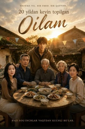 20 yildan keyin topilgan oilam drama uzbek 1-2-3-5-7-10-20-30-50-60-70-80-90-qism drama Koreya seriali uzbek tilida Barcha qismlar 2026 HD skachat